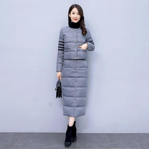 WZNH-BBL3195时尚气质套裙两件套 商品图2