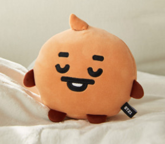 韩国 可爱抱枕Line Friends BT21 SHOOKY BABY柔软迷你枕头垫JPY带授权招加盟代理
