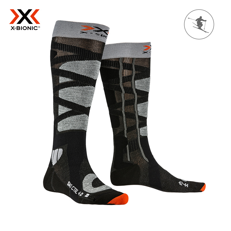 X-SOCKS 控制者4.0 男女专业滑雪袜 单板/双板 XB保暖袜小腿压缩袜SKI CONTROL 4.0