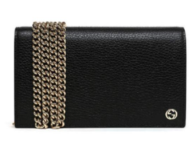 奥莱[GUCCI] GG迷你链条斜挎包466506 CAO0G 1000JPY带授权招加盟代理