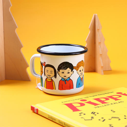 muurla搪瓷杯 长袜子皮皮儿系列 芬兰原装进口咖啡杯马克杯水杯 150ml 250ml 370ml |百里居 商品图1