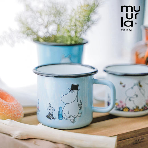 芬兰muurla搪瓷杯 姆明系列250ml 芬兰进口 马克杯 |百里居 商品图0