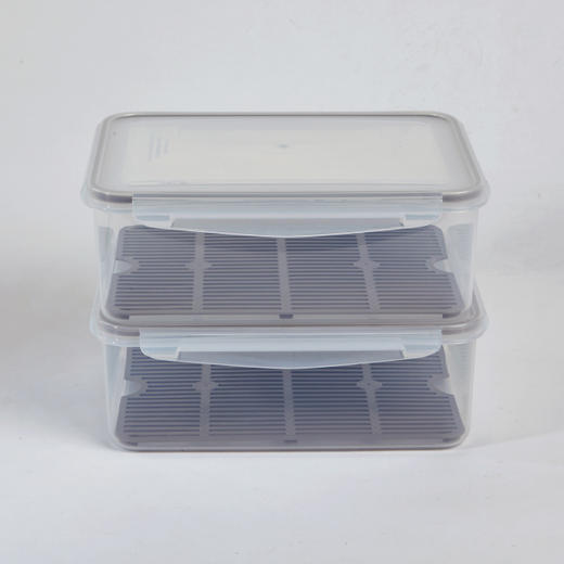 [现代住宅] 新款 韩国 度假公寓保鲜盒 亚克力储物盒 4.8升 1 + 1JPY带授权招加盟代理 商品图0