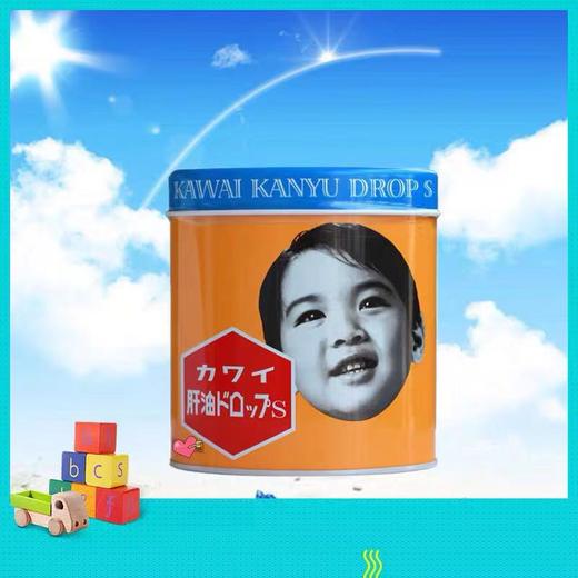 日本kawai卡哇伊儿童肝油钙丸鱼肝油A+D300粒/会员6折 商品图1