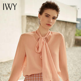 IWY/肉粉色长袖衬衫201004B1