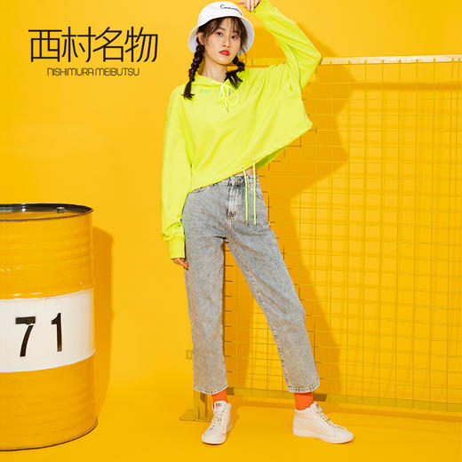 西村名物休闲舒适运动鞋女2020春夏新款高帮鞋绑带小白鞋T29CM33031 商品图1