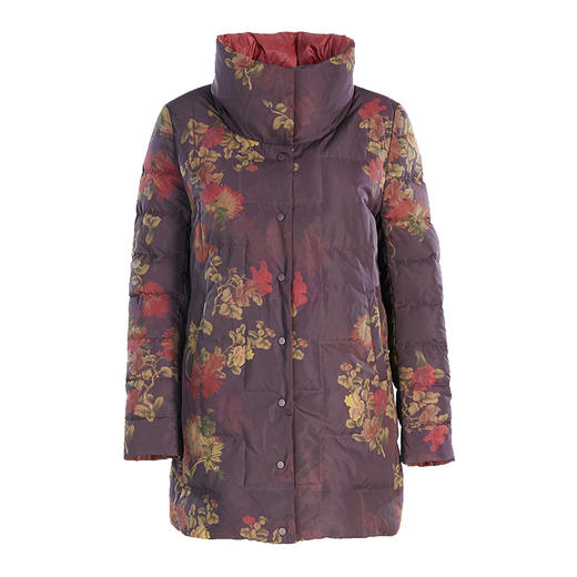 乔万尼国风复古双面穿设计感直身显瘦保暖白鸭绒羽绒服ES4T363 商品图4