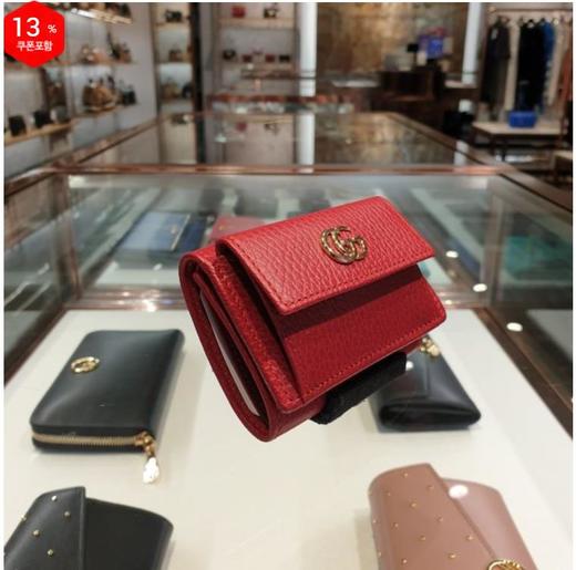 奥莱Gucci GG Mamon迷你半钱包（红色）523277 CAO0G 6433JPY带授权招加盟代理 商品图1