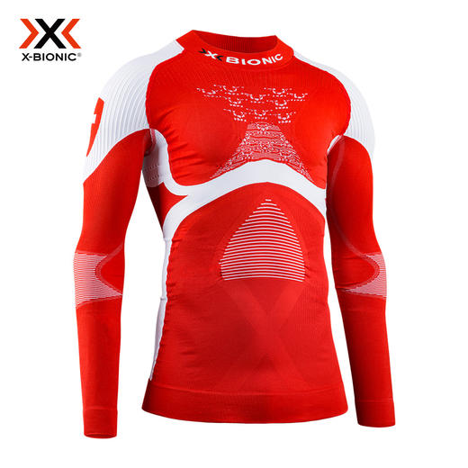 X-BIONIC 男女款聚能加强4.0 爱国者长袖上衣 奥地利/瑞士/意大利/德国 商品图0
