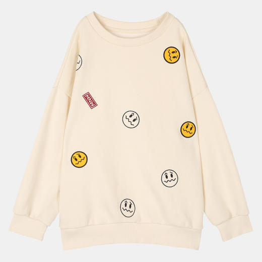 WHOAU#儿童MNW微笑图案运动衫IKMA20WW4JPY带授权招加盟代理 商品图3