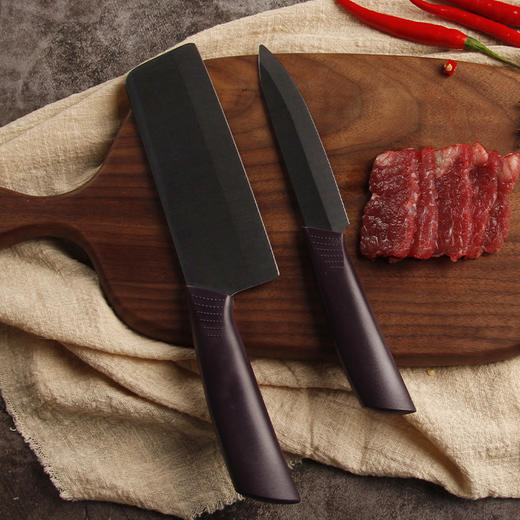 【航空特种瓷 锋利免磨易清洗】台湾无得顶奈瓷水果刀套装 轻巧安全 一刀不留痕 商品图1