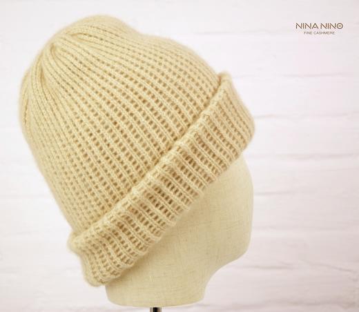 双层羊绒帽 青绒/紫绒/碳灰 商品图0