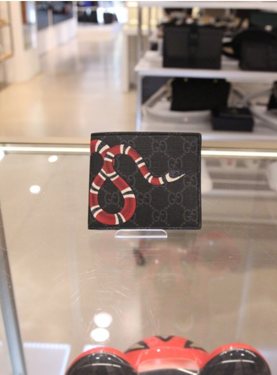 奥莱 Gucci Supreme King蛇纹钱包(451268 K551N 1058)JPY带授权招加盟代理