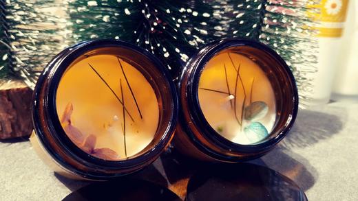 【纯妧手工坊】纯手工香薰蜡烛~大豆蜡精油香薰蜡烛～1个装/2个装 单个蜡烛120g～两个装带礼盒 商品图9