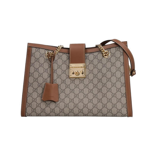 【二】GUCCI 古驰 女士 Padlock系列 中号GG单肩包 混色 479197 KHNKG 8534 商品图1