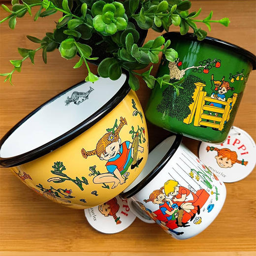 muurla搪瓷杯 长袜子皮皮儿系列 芬兰原装进口咖啡杯马克杯水杯 150ml 250ml 370ml |百里居 商品图8