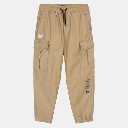 KIDIKIDI [Brown Breath Kids] 儿童 工装裤 系绳中性休闲裤JPY带授权招加盟代理 商品图2