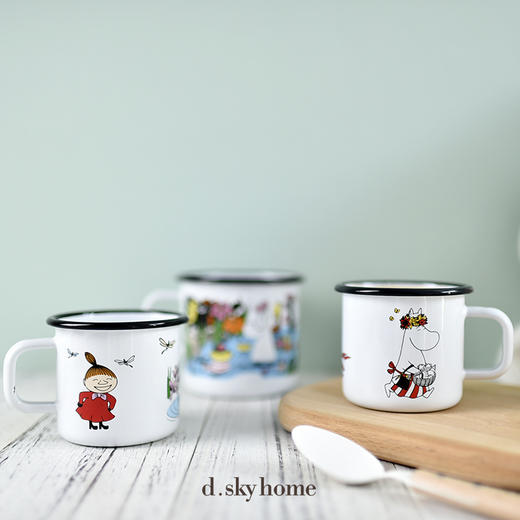 芬兰muurla搪瓷杯 姆明系列370ml多款 欧洲美学典范 童趣而复古 芬兰进口 马克杯 |百里居 商品图1