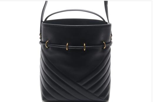 奥莱[Tory Burch] 女士Kira雪佛龙水桶斜挎包（73561_001_20F）JPY带授权招加盟代理 商品图3