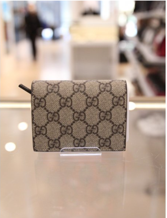 奥莱Gucci GG Supreme卡夹(508757 KHNKG 8358)JPY带授权招加盟代理