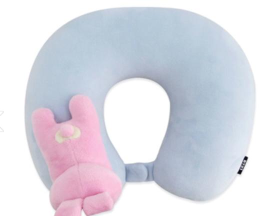 韩国 可爱Line Friends BT21 COOKY娃娃脖子垫JPY带授权招加盟代理 商品图1