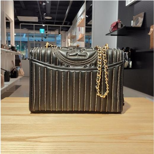 奥莱Tory Burch  Fleming迷你铆钉可转换小肩包（52310 001）JPY带授权招加盟代理 商品图1