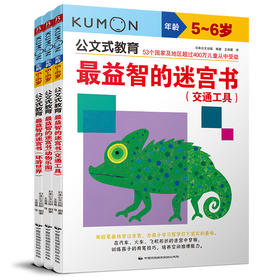 公文式教育:最益智的迷宫书(2020版)(全3册)