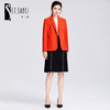 圣三利新款秋冬橘红色针织羊毛西装上衣SL2032103 商品缩略图0