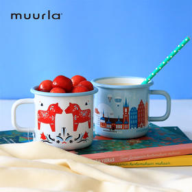 muurla搪瓷杯马克杯 多系列多款 欧洲家居美学典范 复古而童趣十足 芬兰原装进口 250ml 370ml 800ml |百里居