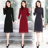 LY96836新款加绒加厚配大衣的内搭打底针织毛衣裙 商品缩略图0