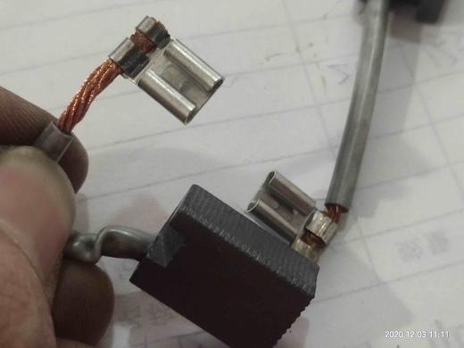 【货号07250】839材料碳刷8*14带线碳刷电刷水钻碳刷开槽机切割机碳刷 商品图6