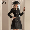 IWY/黑色长袖连衣裙Q501 商品缩略图1