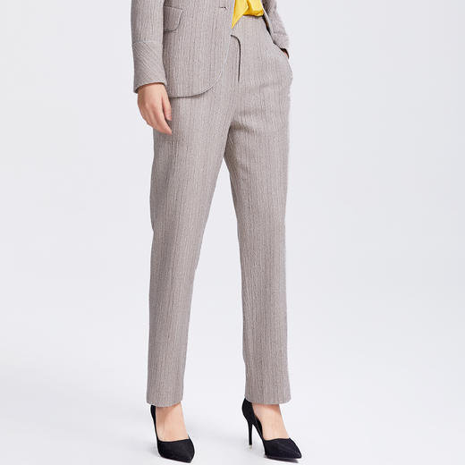 圣三利羊毛裤子直筒SL2036159 商品图2