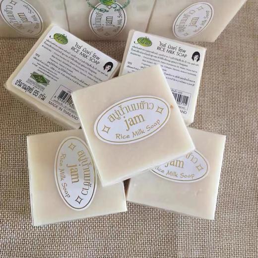 泰国进口JAM牌香米皂本土手工天然大米冷制皂-会员6折 商品图2