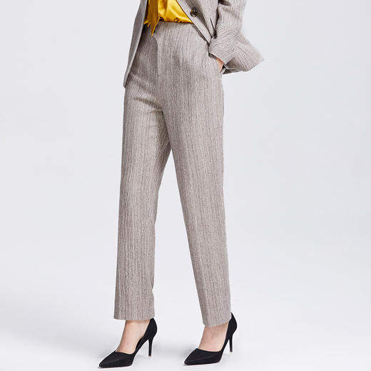 圣三利羊毛裤子直筒SL2036159 商品图1