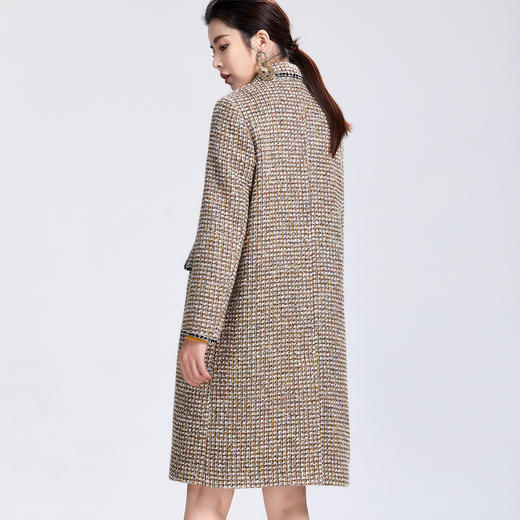 SAINT L’UCK/圣媛女装新中长款毛呢香风合体大衣SA420D51 商品图2