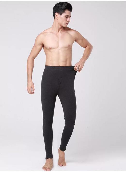 MH竹纤维男士亲肤暖绒保暖裤34011 商品图0