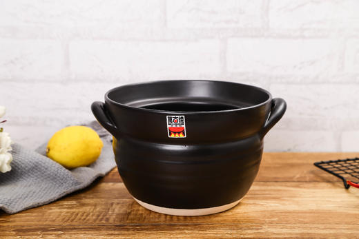 日本进口太树万古烧双盖砂锅煮饭锅日式土锅焖饭锅蓝月 商品图2