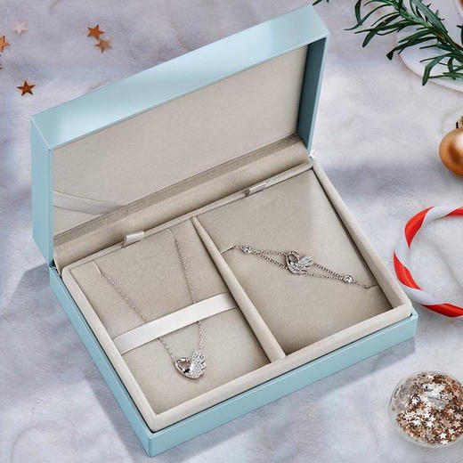 新款Awish collection星河天鹅项链手链礼盒套装 商品图6