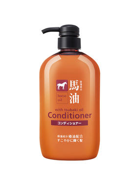 日本进口 咖思美熊野油脂无硅马油护发素 1000ML/瓶