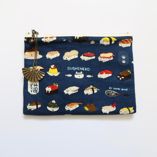 HUJI祤集Komon收纳包插画寿司阿猫 商品图3