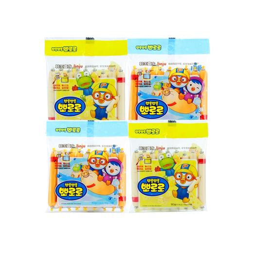 零食、宝噜噜 鳕鱼肠 韩国进口奶酪智慧肉肠90g*4袋 商品图0