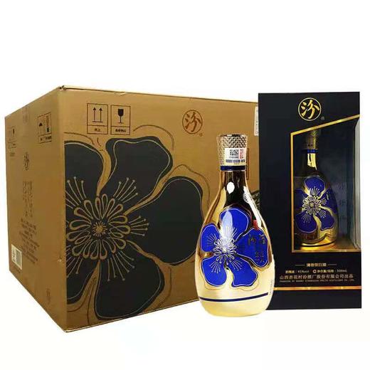 山西杏花村汾酒 45度金花十八  500ml*6整箱装  国产清香型白酒 商品图1