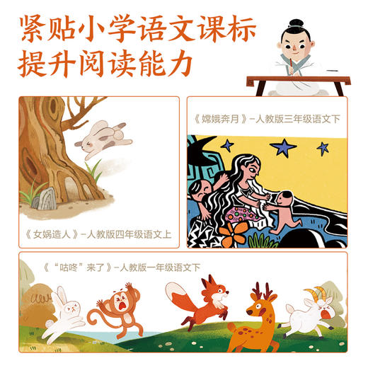 【小步大成】傲游猫-中国传统故事（3册） 商品图4