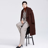 圣三利女装 新款纯色羊毛圈纱中长款大翻领毛呢大衣SL2031139 商品缩略图2