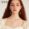 ZEGL复古巴洛克耳环耳坠女气质长款耳夹耳钉高级感2020新款潮耳饰 商品缩略图0