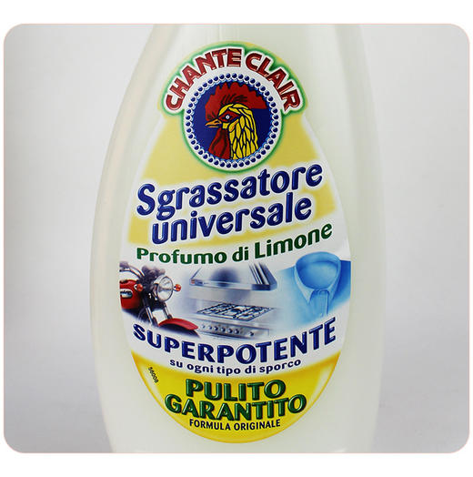 KJ 意大利大公鸡管家头喷雾清洁剂(柠檬味）多功能厨房灶台抽油烟机去油污净600ml(12瓶/箱） 商品图1