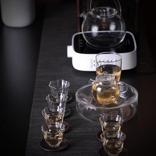 茶家手工玻璃杯5#小白菜光面品茗杯茶杯个人杯主人杯 商品图1