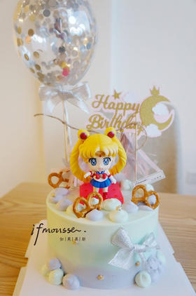 「女孩」Q版气球水冰月 月野兔