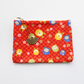 HUJI祤集Komon收纳包风の花达摩蛋小兔